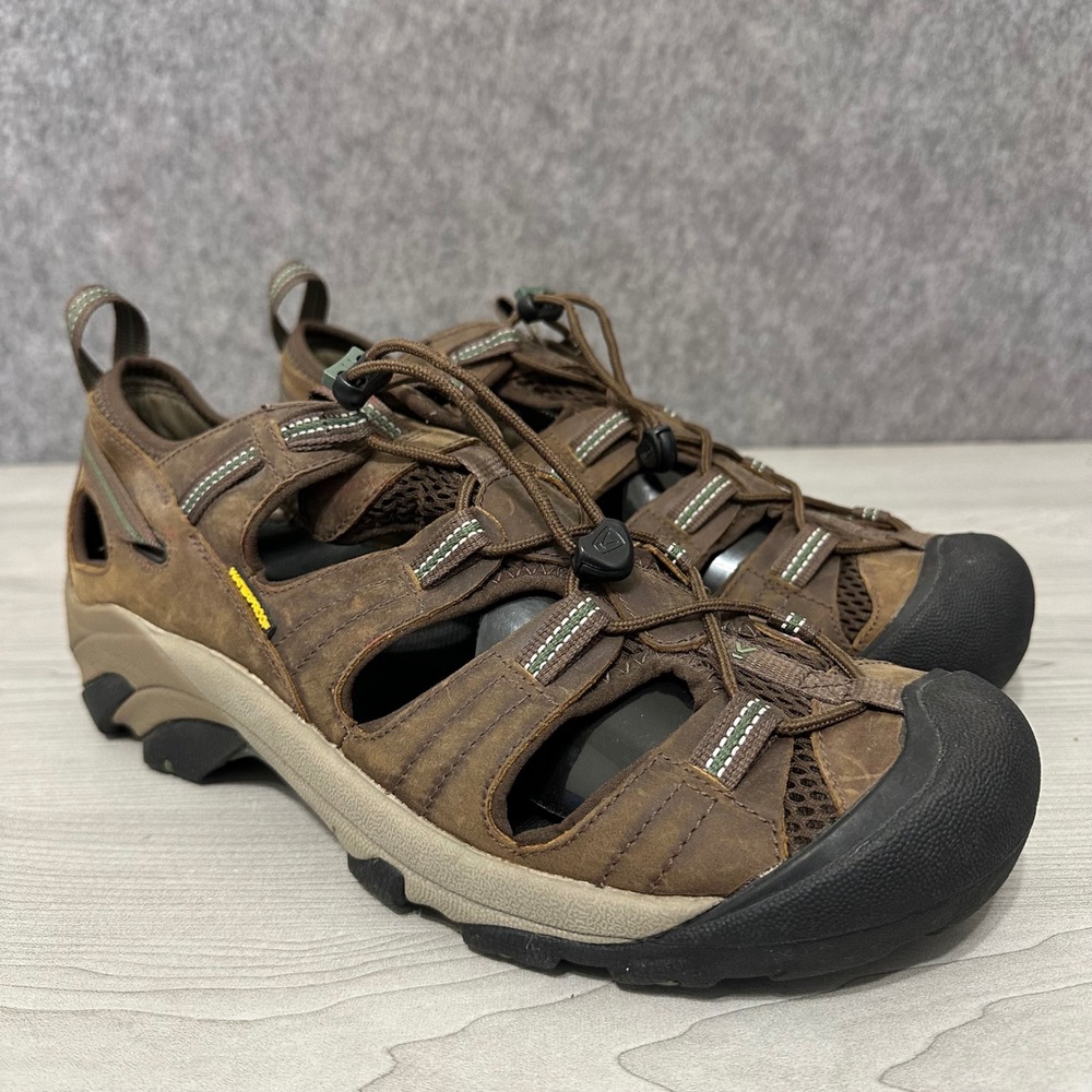 Keen Arroyo II Hiking Sandals Mens 13 Brown Waterproof Leather Outdoor Shoes